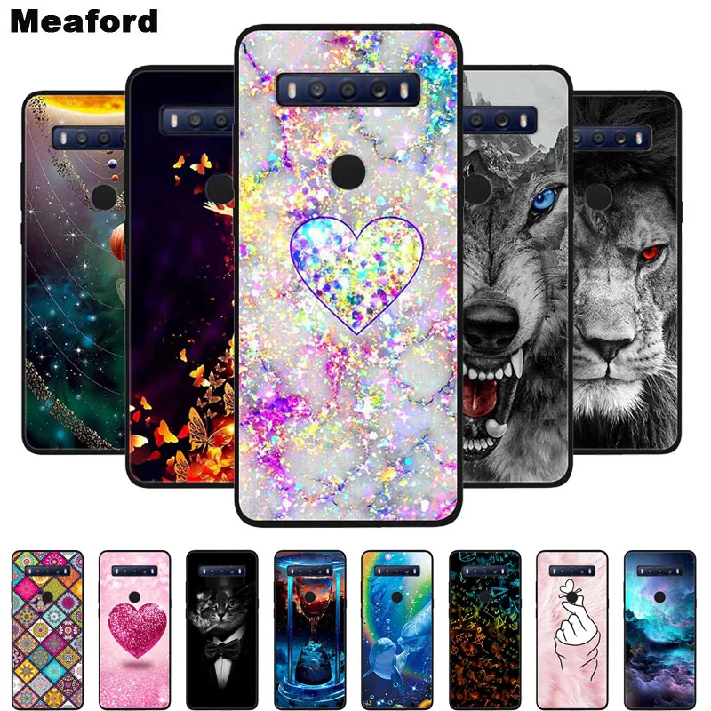 Etui na telefon TCL 10 SE Miękkie silikonowe etui na telefon TCL 10SE T766U T766H Back Cover TCL10SE TPU Protective Fundas