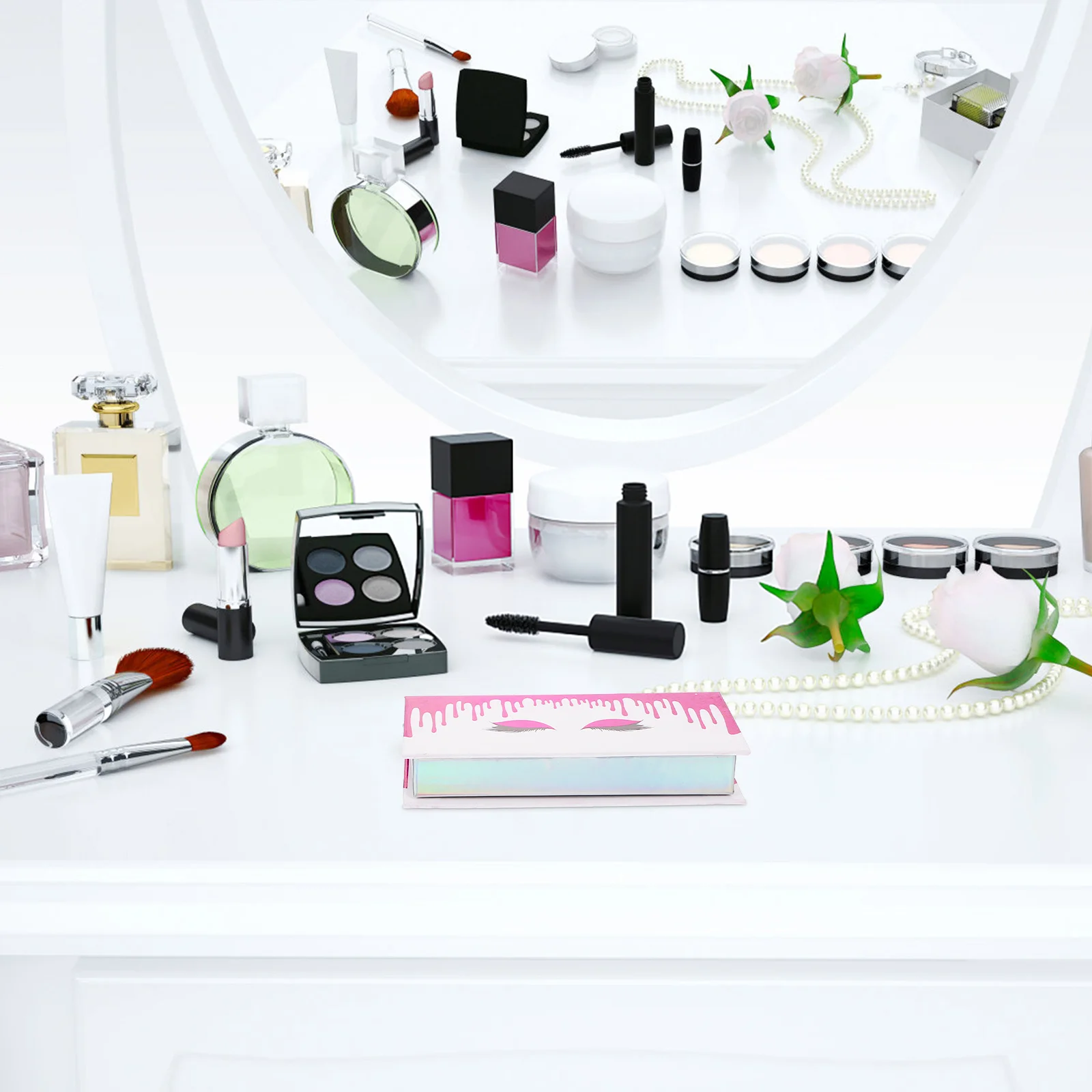 กล่องใส่ขนตาปลอม 2 ชิ้น ดีไซน์ทันสมัย แข็งแรง ทนทาน จัดระเบียบขนตาได้อย่างเป็นระเบียบ เหมาะสำหรับการเปลี่ยนขนตา