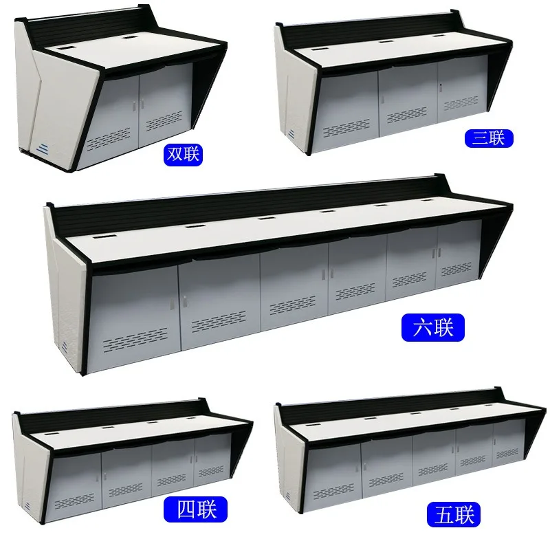 Monitoring Console Double Triple Steel Dispatching Console Machine Room Security Monitoring Center Console