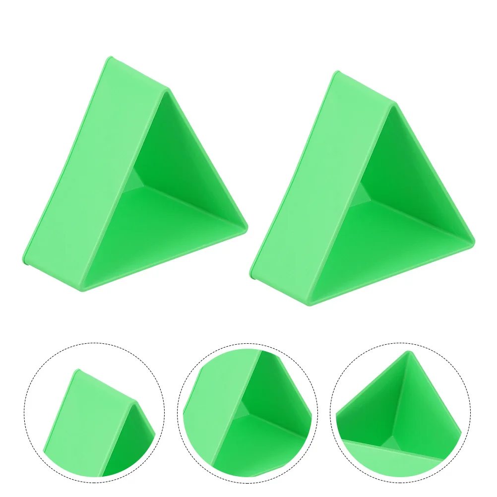 

2Pcs Chinese Mold Triangular Rice Dumpling Mold DIY Kitchen Accessory Plastic Kitchen Accessory
