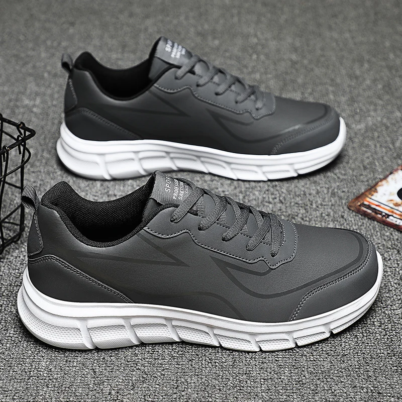 Men Casual Sports Shoes Anti-skid Durable Running Tennis Trainers Man Fashion Casual Men's Autumn Waterproof Sneakers - view 2