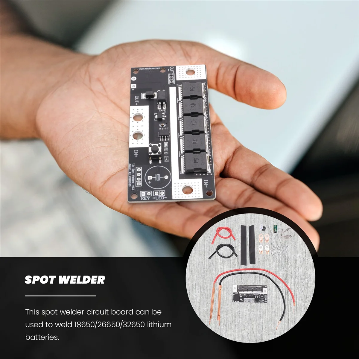 Zgrzewarka punktowa 12 V DIY przenośna bateria zgrzewanie punktowe maszyna do przechowywania PCB płytka drukowana sprzęt spawalniczy dla 26650 32650