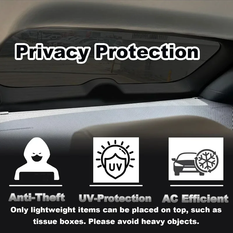 Copertura per carico per accessori Kia Sportage 2025 2024 2023, copertura per bagagliaio retrattile Privacy Schermo di sicurezza Scudo per bagagli Ombra fo