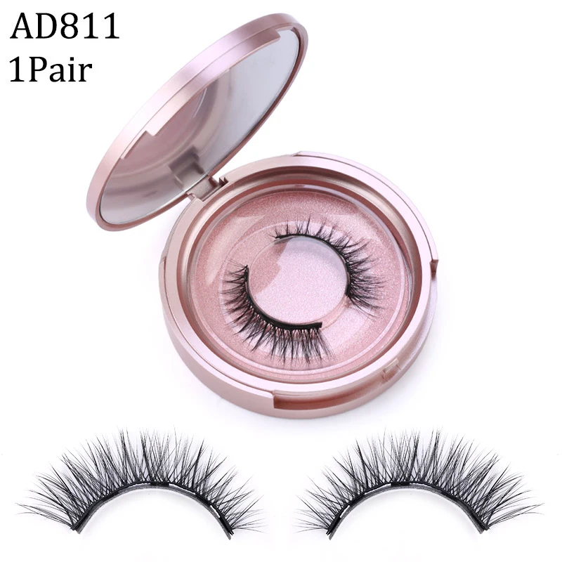 Magnetic Eyelashes 3D False Mink Eyelashes Magnet Magnetic False Eyelashes Professional Women\'s Makeup Tools