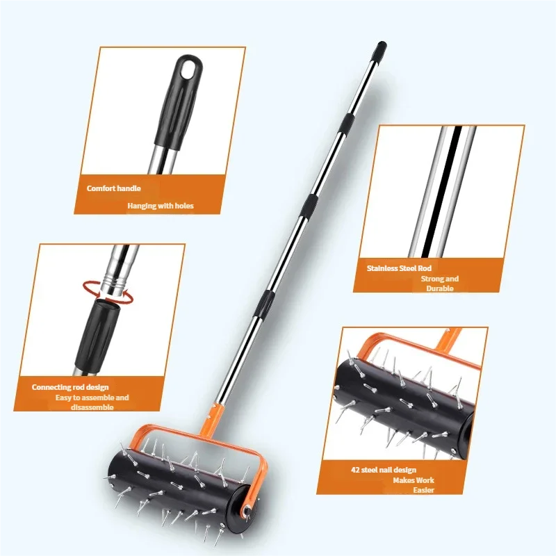 Lawn aeration drill Garden soil aerator Garden maintenance special tool