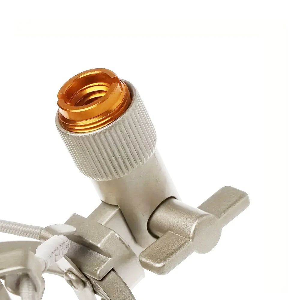 Picture 7: Universal Metal Microphone Shock Mount Mic Anti Vibration Holder Mount Fit For 44-45mm Diameter Condenser Mic