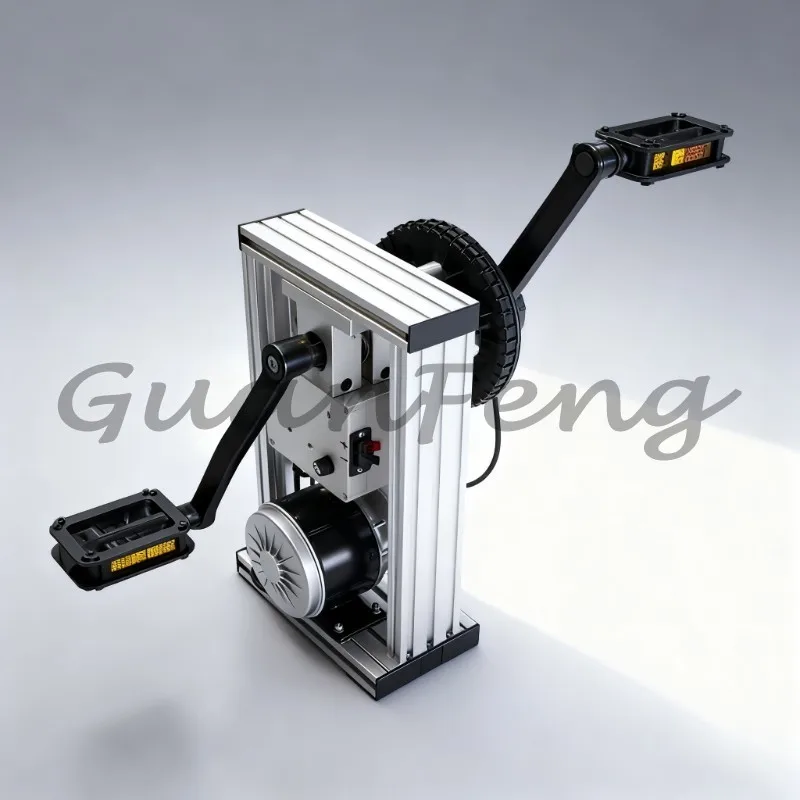 Aluminum Alloy Pedal Generator 12V 24V 100W Spinning Exercise Bike Pedal Power Generator for Outdoor Emergency Power Supply