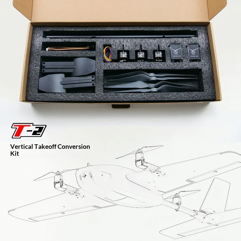 Heewing T2 Cruza Warrior Original Factory Vertical Takeoff And Landing Modification Kit Vtol Non Destructive Installation