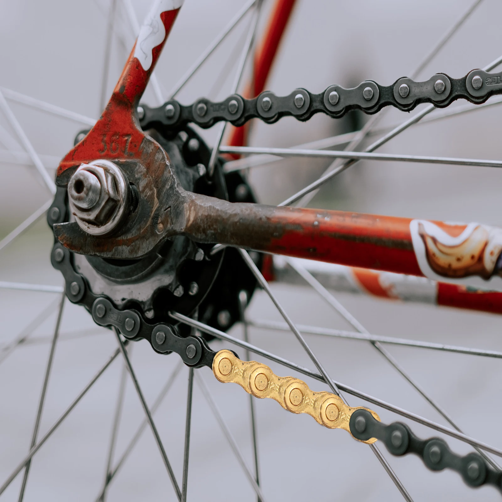 

5ft 06C Roller Replacement Chain Joints Chain Mini Bike Chains Steel Connectors Quick Release Buckles Cycling Joint Adapter