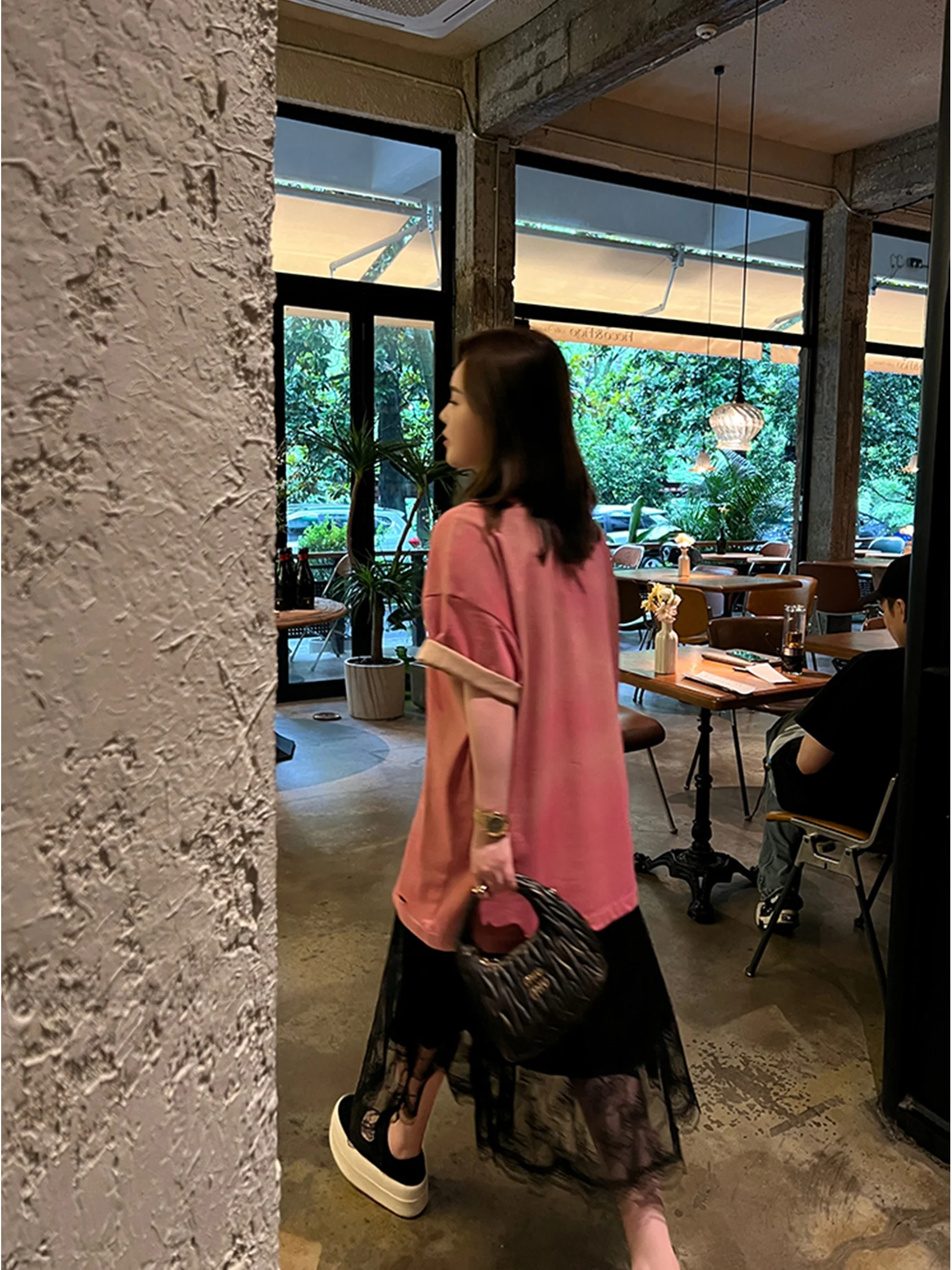 

Loose Large Size Faionable Lace Pure Color Elastic JJ Private Collection Skirt Summer New Arrival Pear Straight Body ...