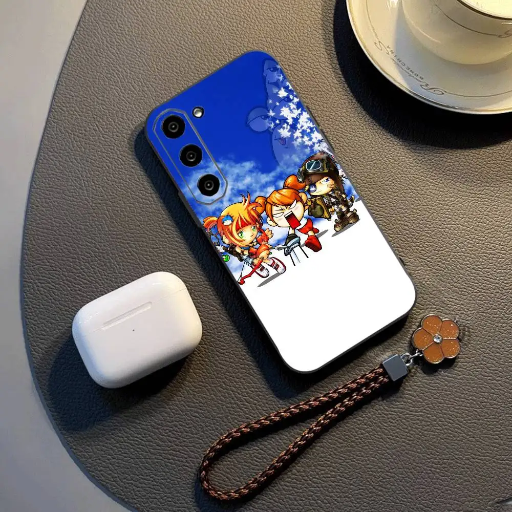 M-Maplestory Game  Phone Case For Samsung Galaxy A73,A72,A71,A70,A53,A52,A51,Others Soft Black Cover