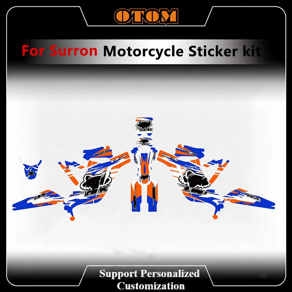 otom-motocross-full-graphics-decals-for-surron-light-bee-x-s-2022-2023-2024-2025-holographic-glossy-customize-sticker-kit