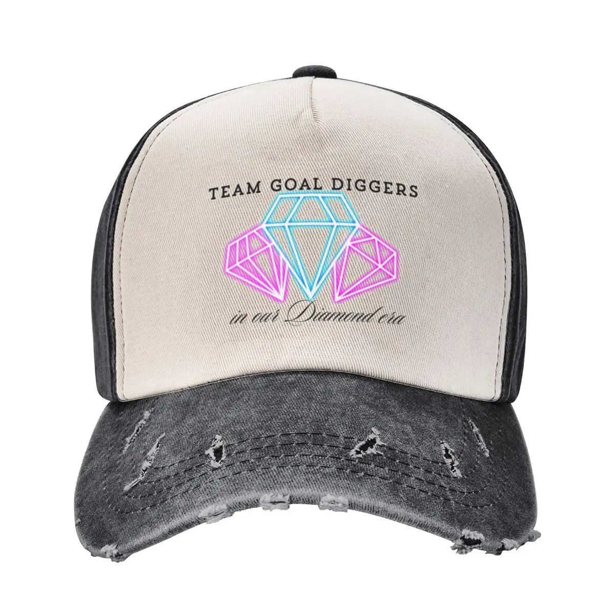 Team Goal Diggers - Diamond Era Version 2 black font Baseball Cap Golf Hat Golf Hat Man Golf Women Men's