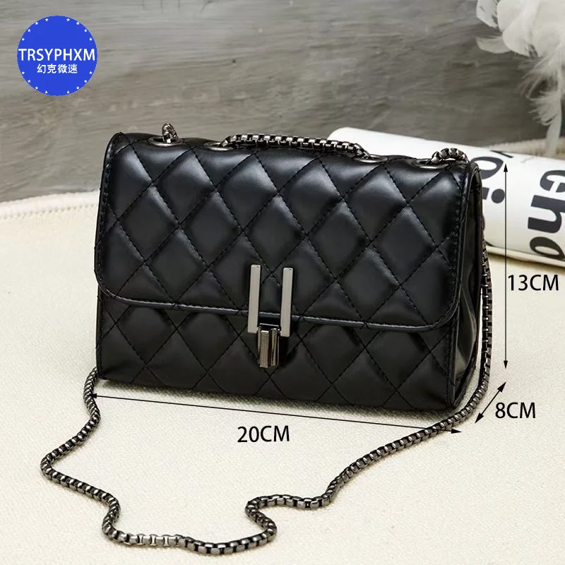 TRSYPHXM 2024 new Bag 2024 new women's bag chain bag versatile fashion crossbody bag shoulder bag small bag