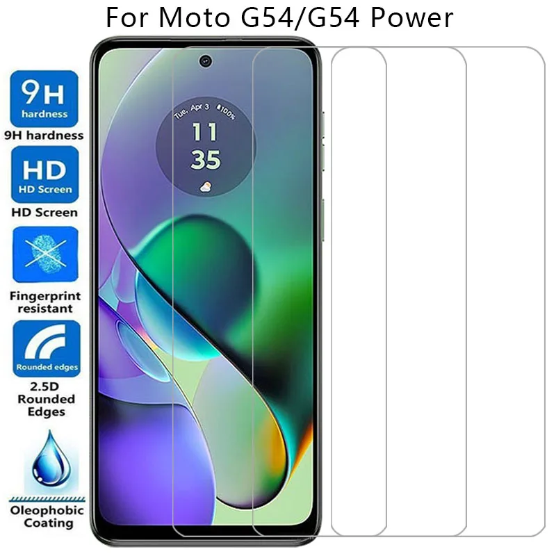 screen protector for motorola moto g54 power protective tempered glass on motog54 motog g 54 54g g54power 5g film motorolag54