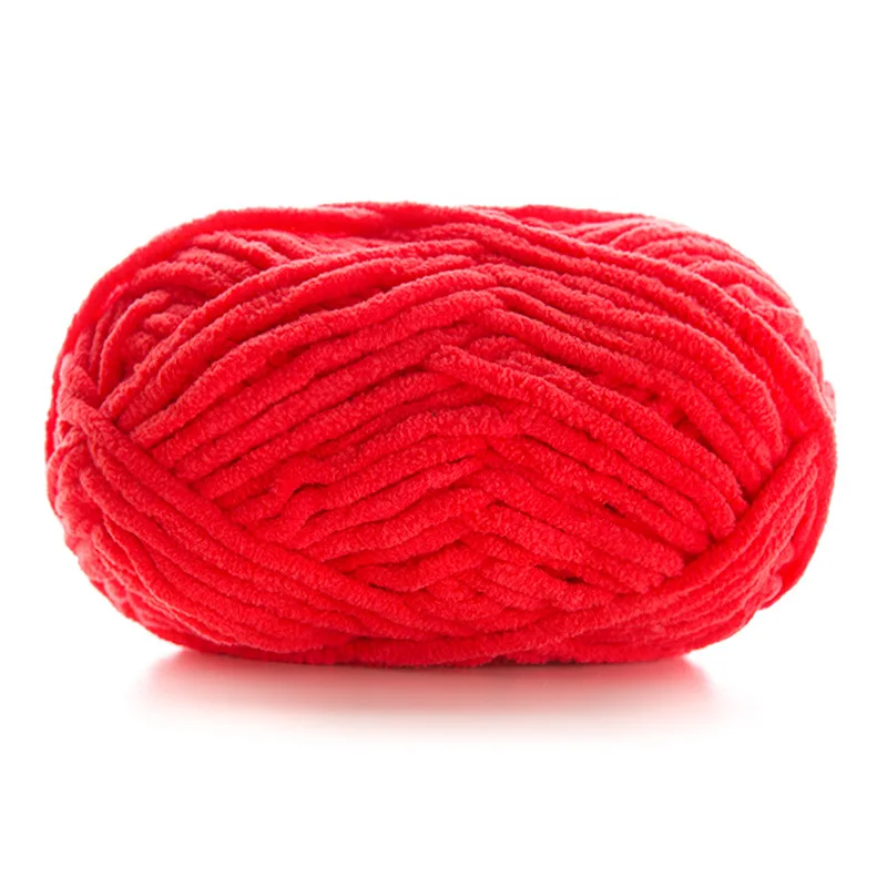 50g Dik Fluwelen Garen Handgemaakte DIY Breigaren Wol Lijn Baby Sjaal Hoed Zacht Chenille Garen Gebreide Wol