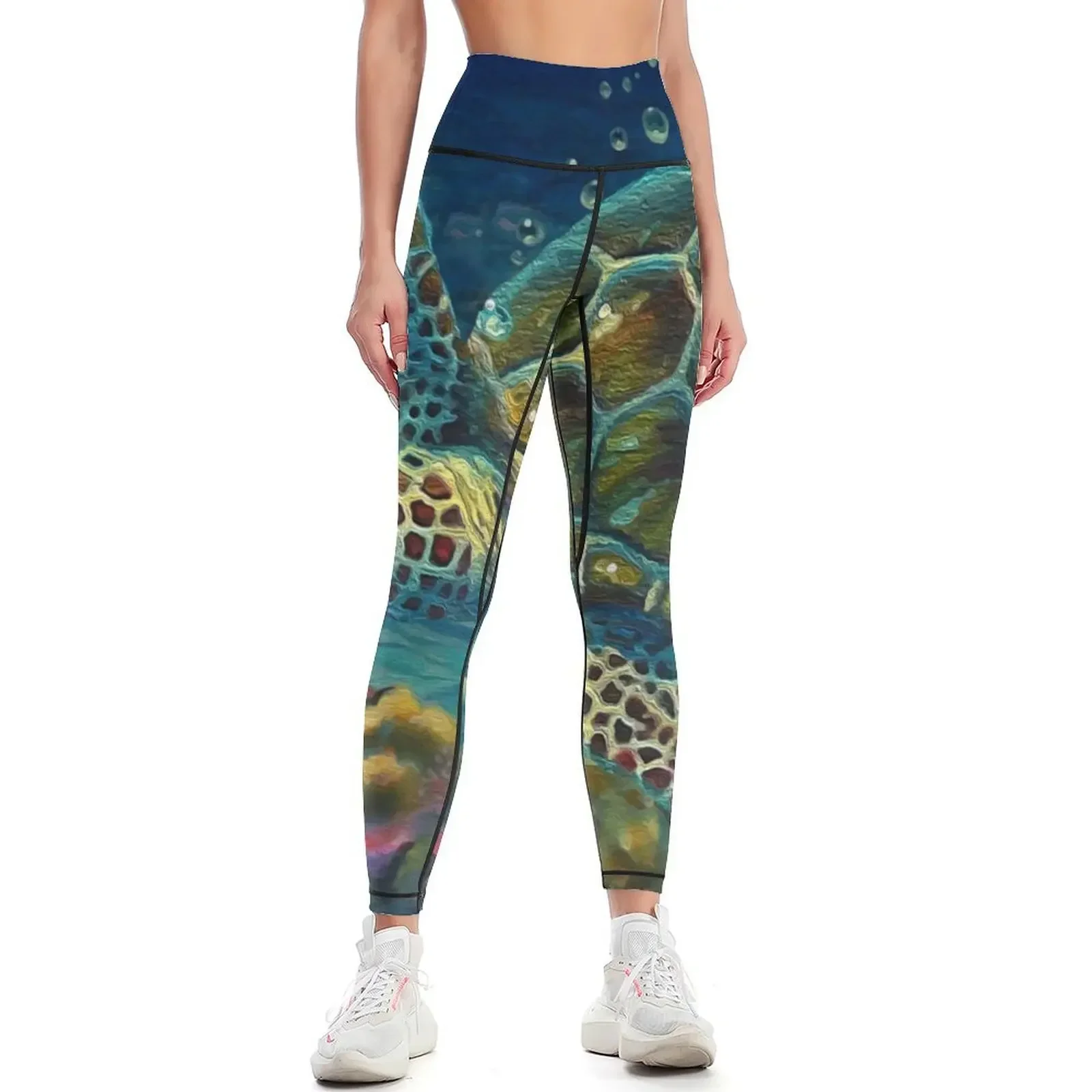 

Twilight Reef Leggings Women's pants sportswear woman gym 2025 Women's trousers gym sportswear woman Womens Leggings
