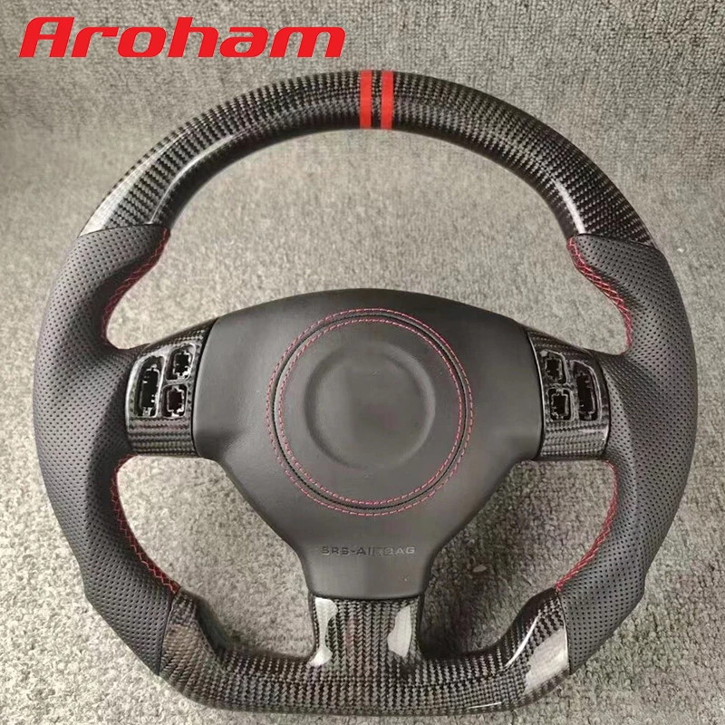 Aroham Carbon Fiber Steering Wheel For Suzuki Swift Sport 2010 2011 2012 2013 2014 2015 2016 2017