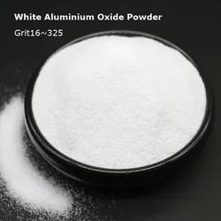 1kg Abrasive White Corundum Fused Aluminum Oxide Powder for Sand Blasting Rust Removal Carving Polishing Grit16~325