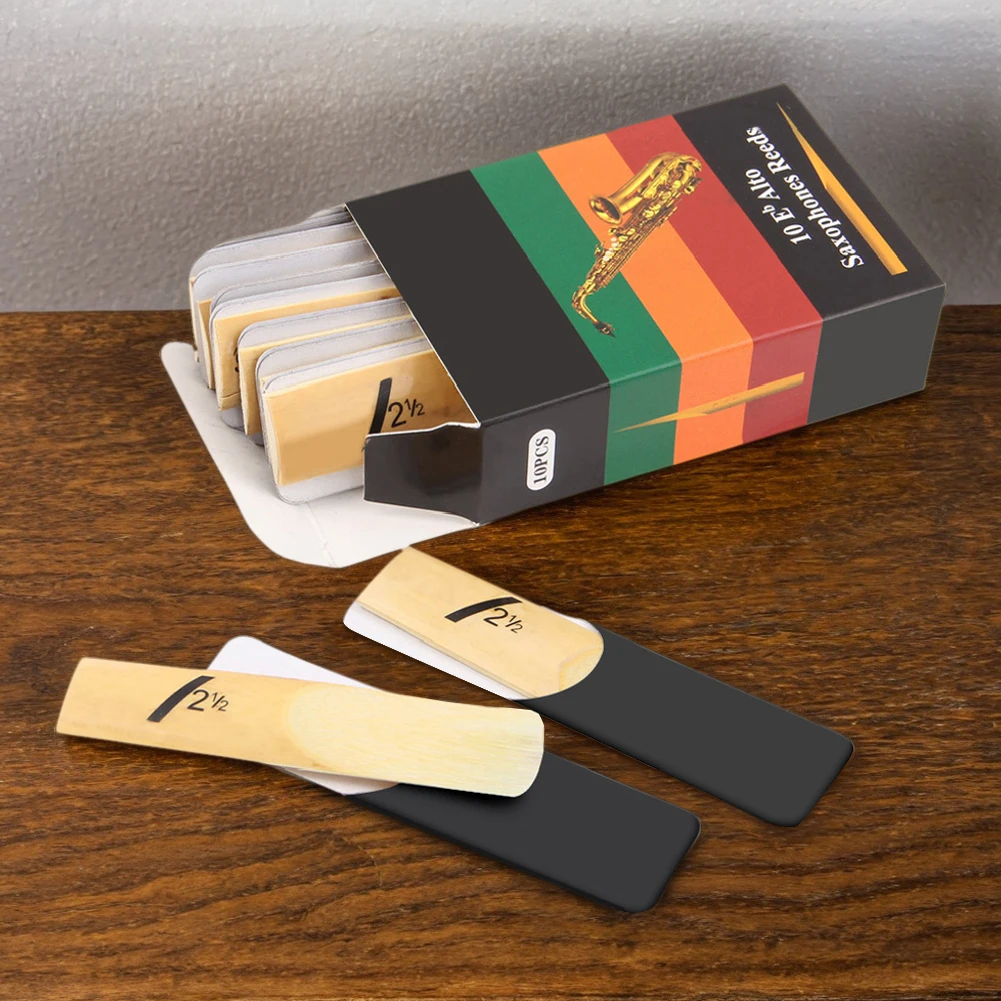 10 Pack Eb Alto Sax Reeds Alto - Saxophone Reed Pack ulasan dan harga