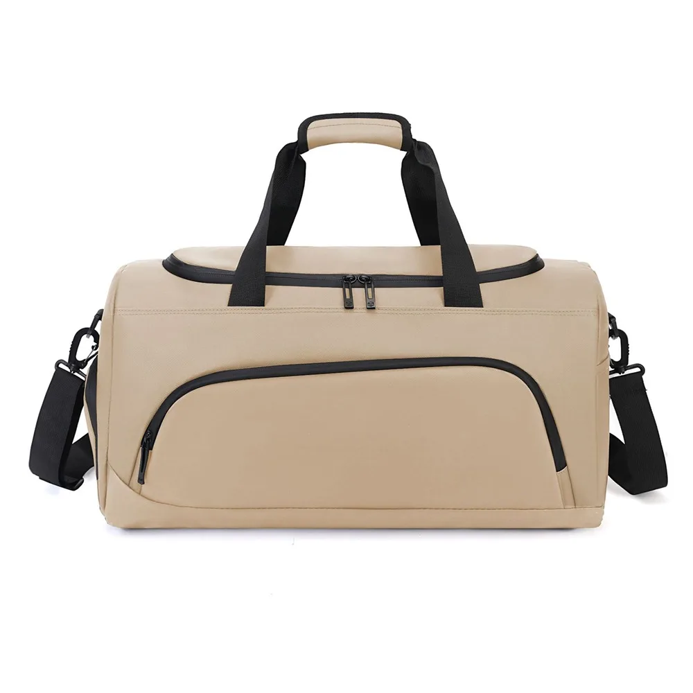 

Large Capacity Travel Duffel Bag Dustproof Waterproof Sports Fitness Bag Wear Resistant Lightweight Gym Shoulder Bag Short Trip