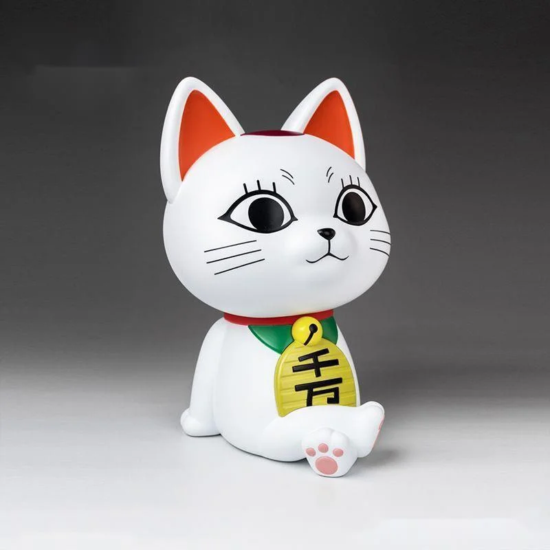 Anime Dan Da Dan Piggy Bank Decoration Turbo Granny Lucky Cat Tabletop Statue Action Figures Model Toys Money Box For Kids Gift