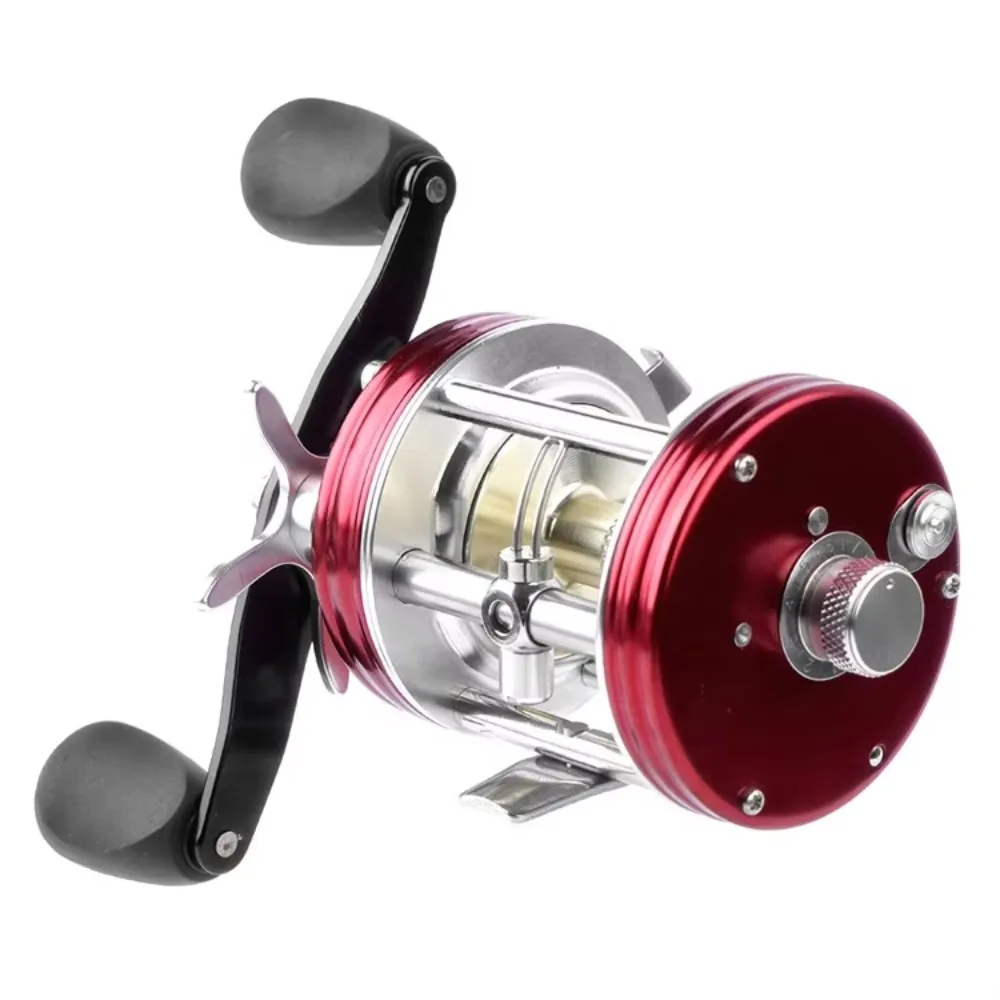 C6‑R 5.3:1 Gear Baitcasting Fishing Reel Right Hand, CNC Aluminum 4+1BB, 8kg Max Drag for Saltwater Lake River Trolling