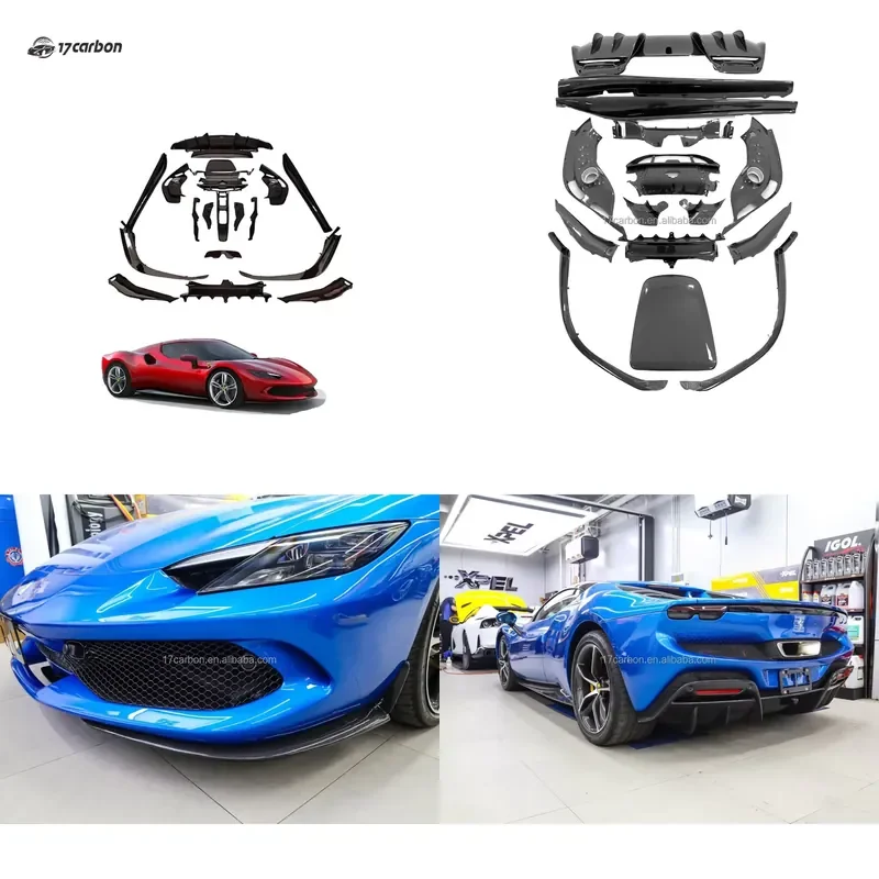 Auto Parts Accessories Full Dry Carbon Fiber Body Kits Interior Accessories Polished Finishes Modern Luxury Design