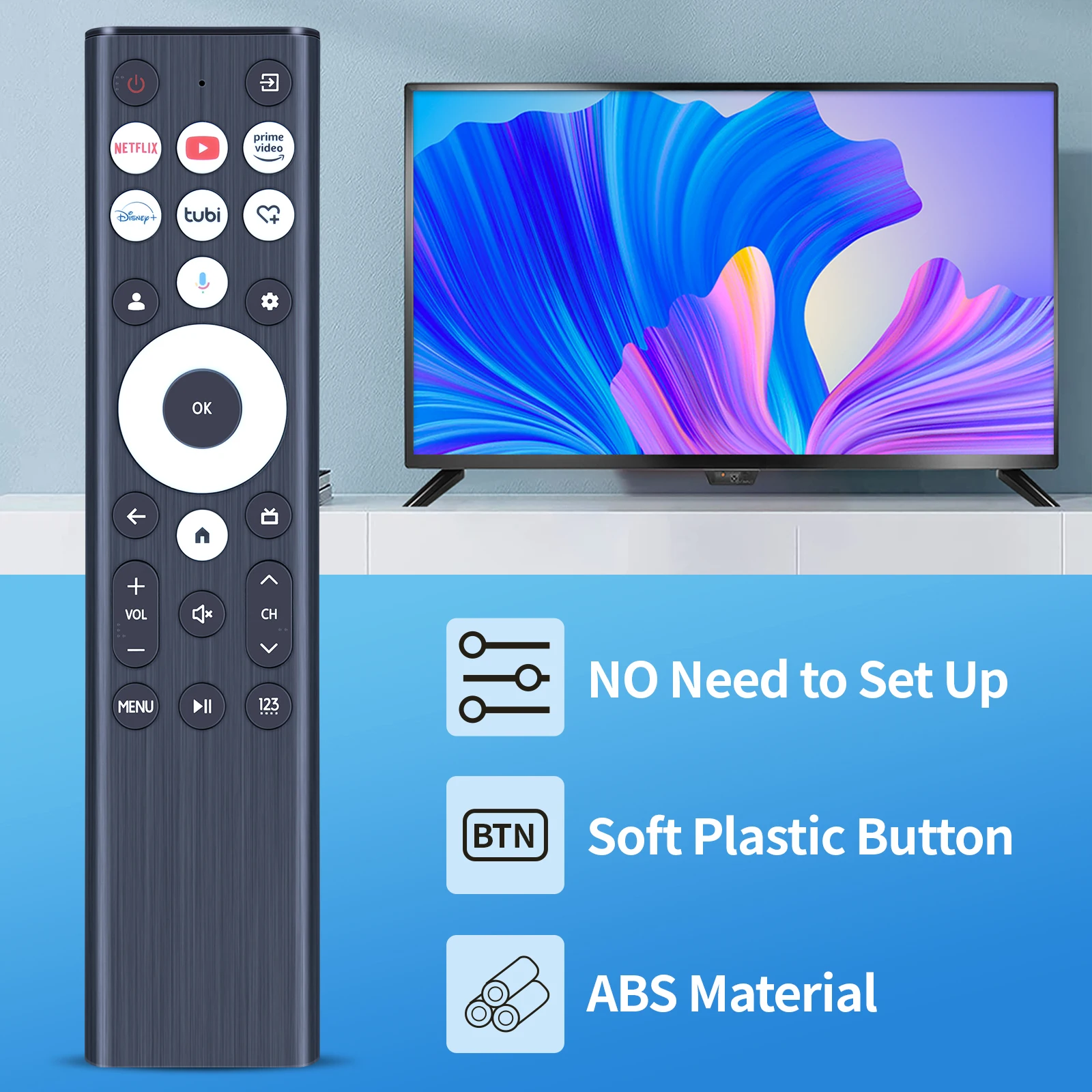 Новый голосовой пульт дистанционного управления ERF6B80HL для телевизора серии Hisense класса A7 U8