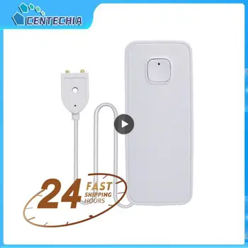 1~8pcs Smart Life App Control Water Leakage Sensor Security Guard Water Immersion Detector Tuya Smart 80db Alarm Flood Leak Alarm