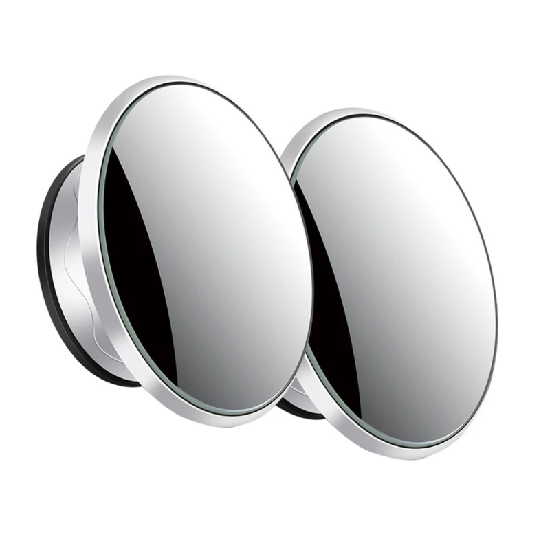 Car Blind Spots Mirror Suction Cup Attachment with Wide Angles for Any Mirror