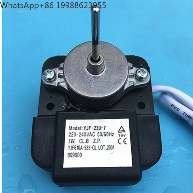 Motor de ventilador de polo sombreado universal YJF-230-7 para vitrina refrigeradora y congeladora multimarca