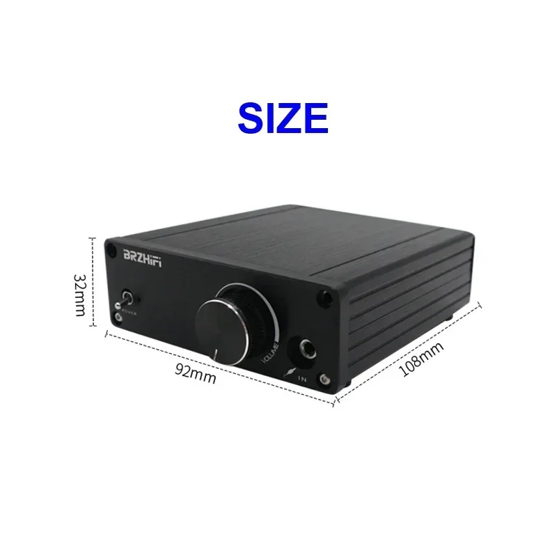 2*80W Infineon MA12070 Digital Audio Power Amplifier MA12070P Speakers 20W~200W HiFi Stereo AMP Class D Aux DC15-19V