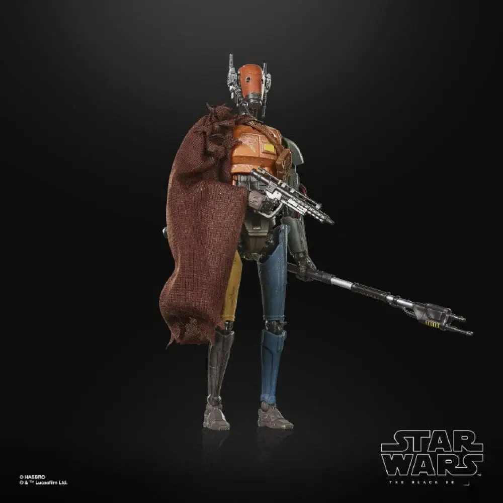 Genuine Hasbro The Black Series Star Wars The Mandalorian and Grogu Mercenary Guard Droid Anime Action Figure