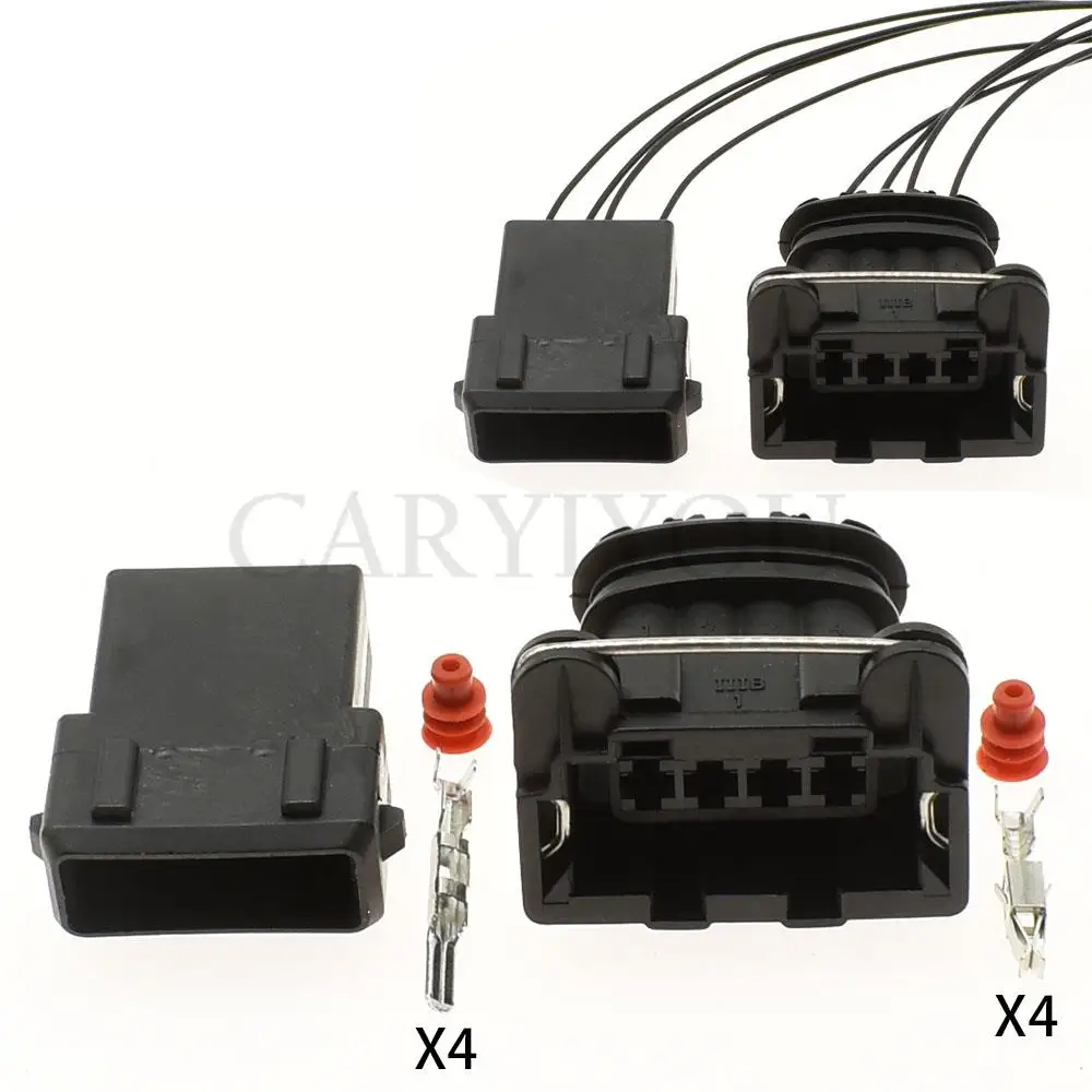 1 Set 4 Pin 3.5mm 282192-1 car Junior Power Timer Socket Plug Automotive Oxygen Sensor Connector Ignition Coil Plug