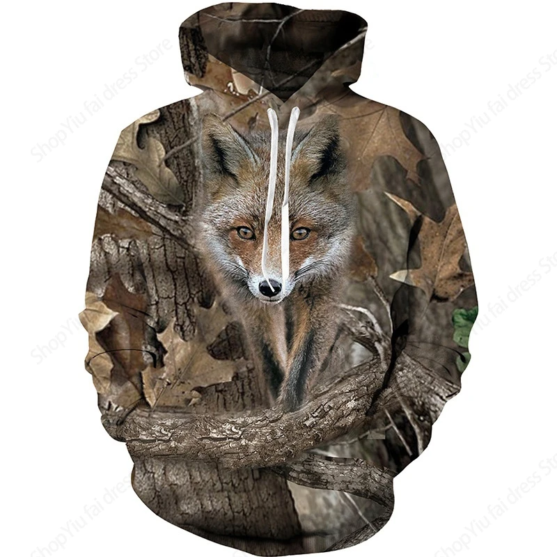 Hunting Animal 3d Print Hoodie Men Women Fashion Outdoor Hoodies Camouflage Sweatshirt Boy Coats Women Sweat Wild Deer Tracksuit