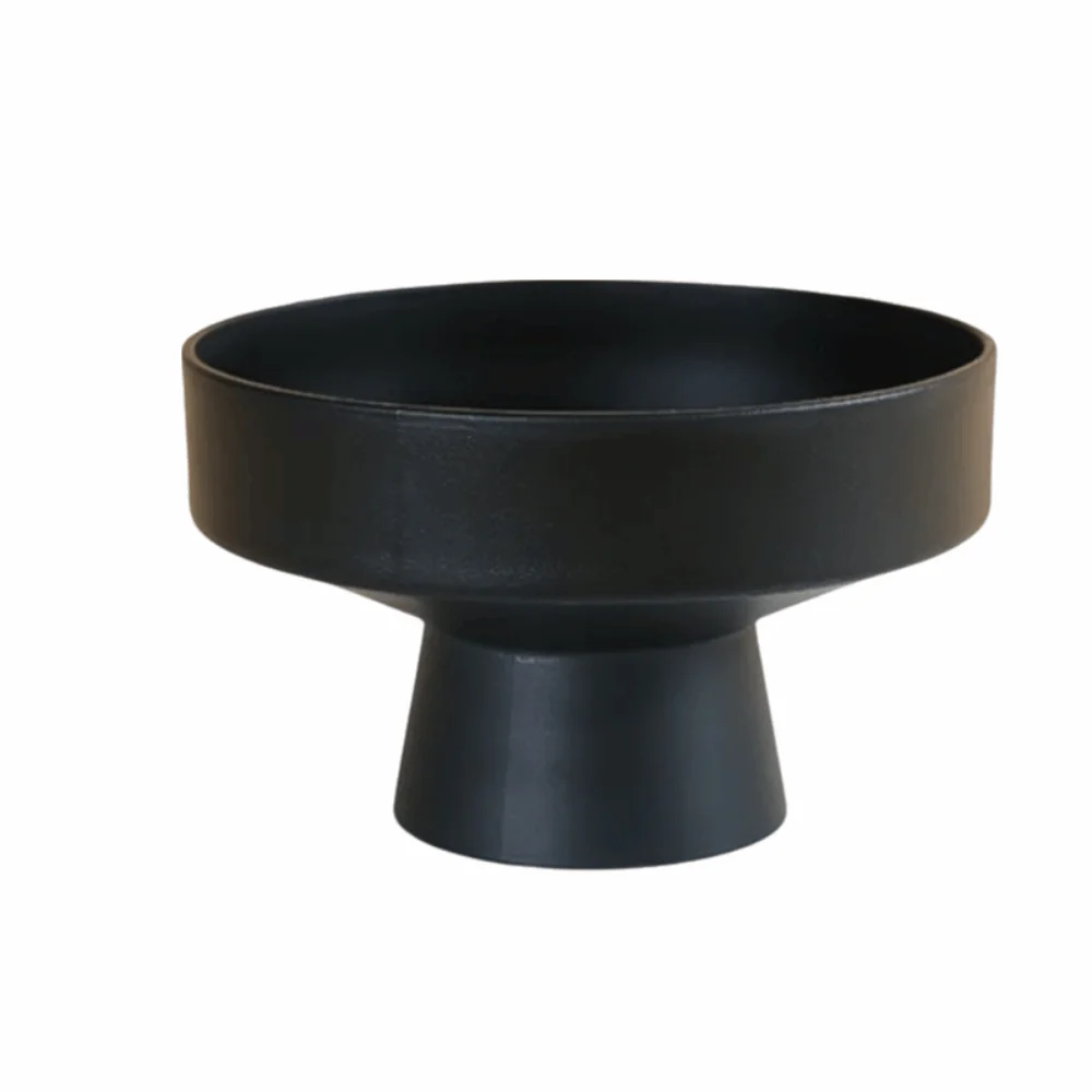 Wide Shallow Base Plant Container High-leg INS Desk Decoration Pot Creative Modern Porous Moss Ball Planter Desktop
