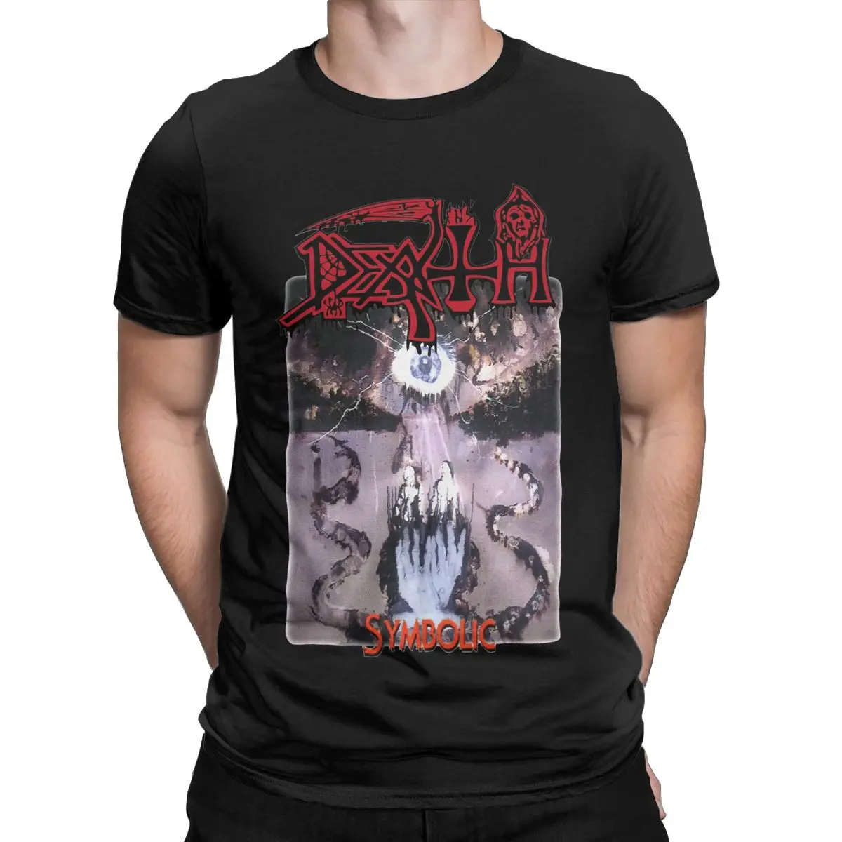 Death Simbolic 1995 Metal Band T Shirt Merchandise Men Women Cotton Novelty Tee Shirt Short Sleeve Clothes Unique