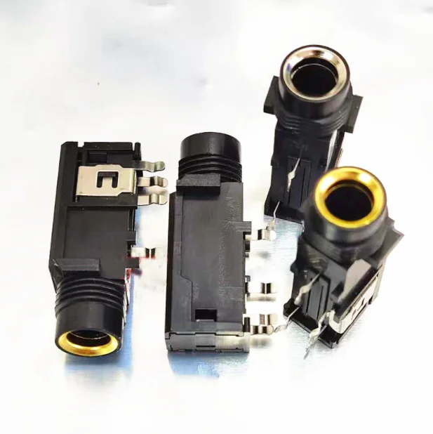 2/5/10/20Pcs 6.35mm Mono Jack Female Socket PCB Panel Mount Chassis Microphone 1/4 Inch Audio Connector