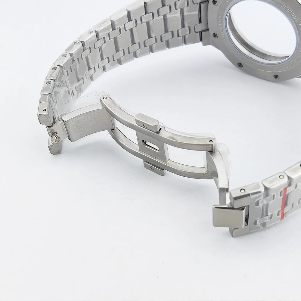 42.5mm Men's watch case 8215 case 316L Stainless steel Sapphire glass waterproof watch case suitable for Miyota 8215 movement