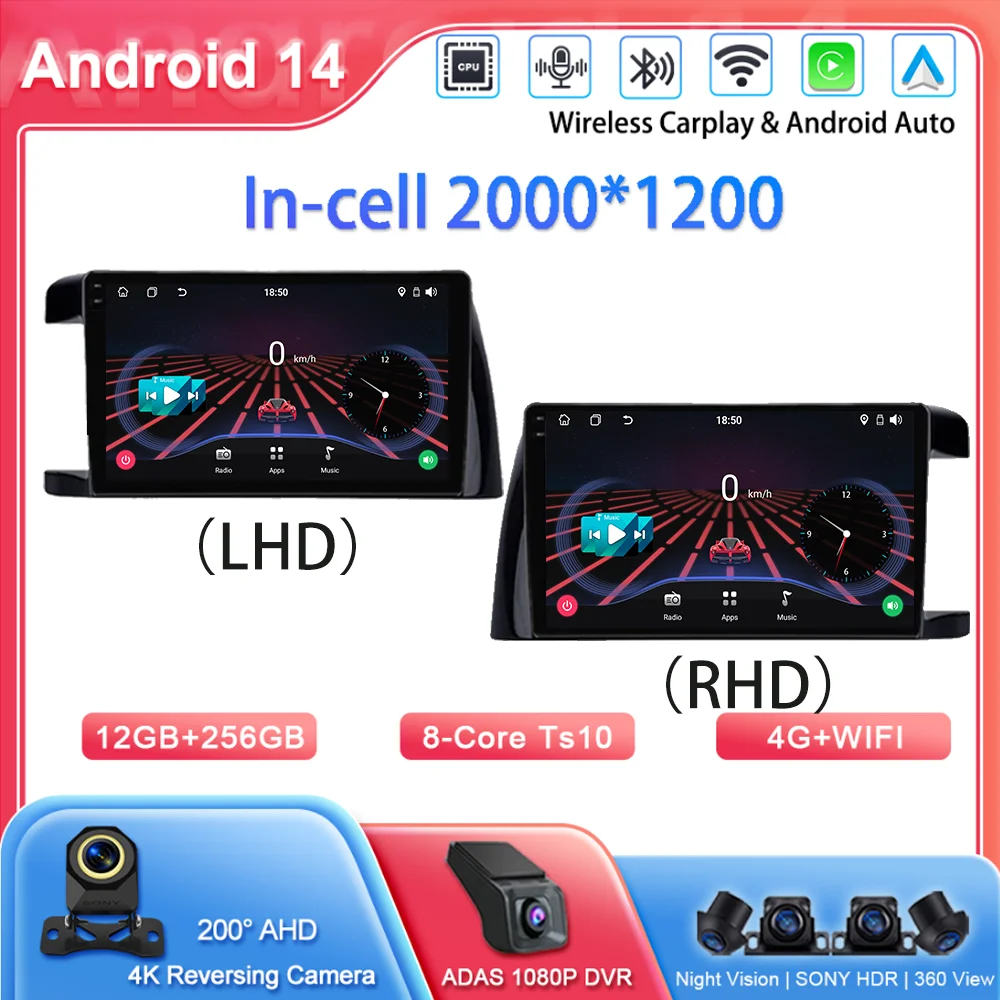 

Android Carplay для Toyota WISH LHD RHD 2003-2006 авто радио стерео GPS навигация мультимедийный плеер 2Din автомобильный DVD Android Auto