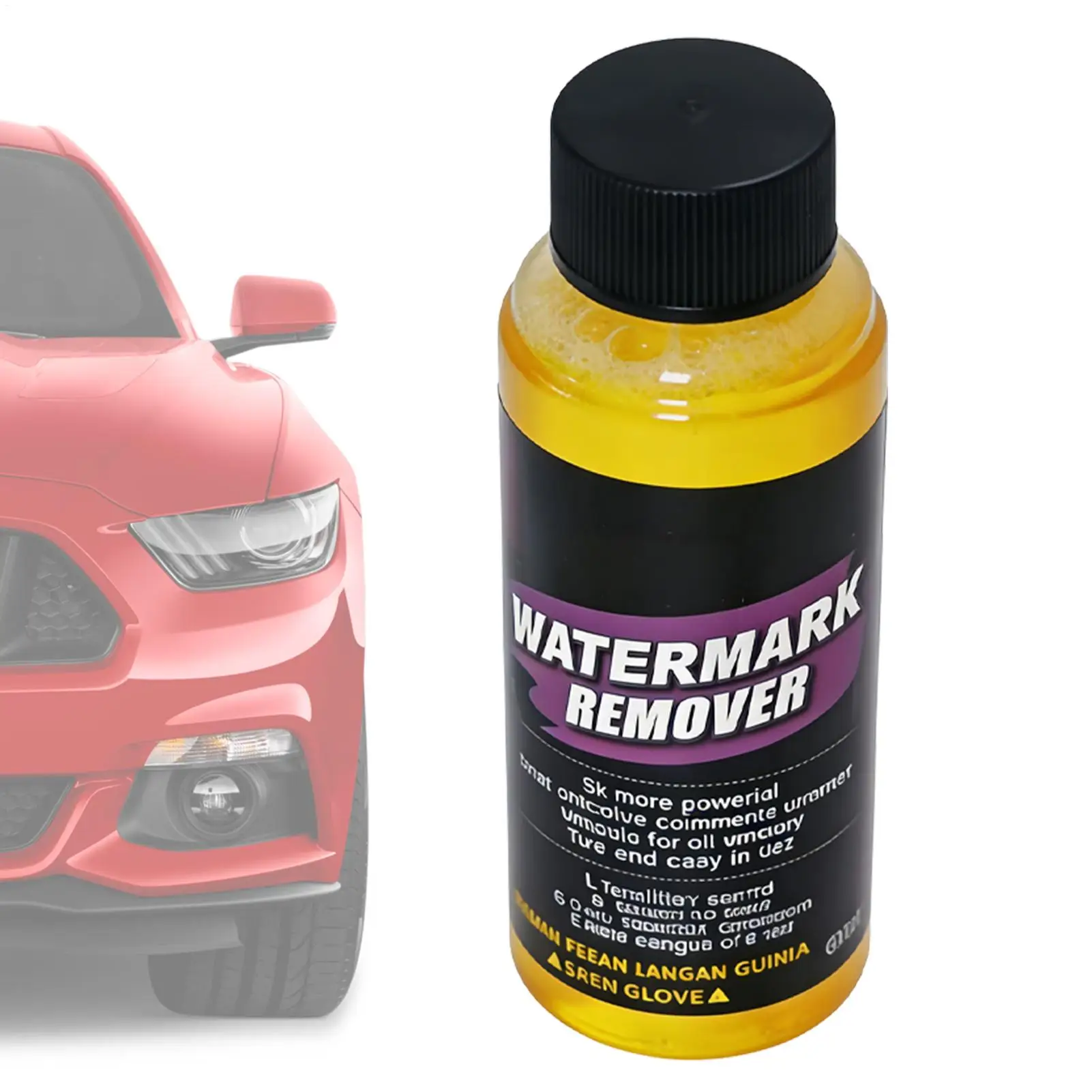 Hard Water Stain Remover 250ml Car Glass Cleaner Heavy Duty Spot Removal for Windshield, Truck SUV RV Sedan Rearview Mirror - view 3