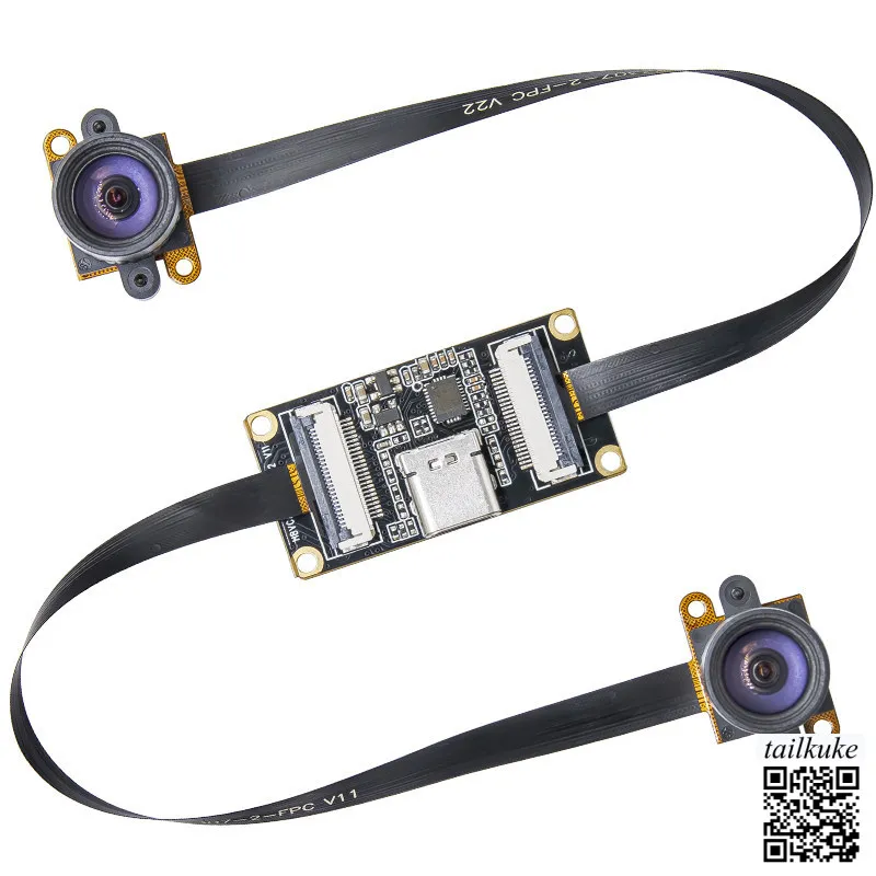 1MP USB 3.0 Ranging Camera Module High-Frame-Rate Monochrome Global Shutter Synchronized Stereo Camera