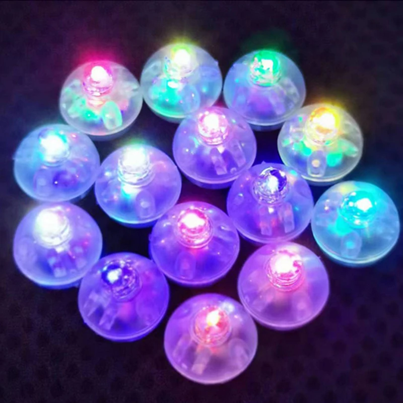 

10pcs Small Neon Light LED Colorful Glow Ball Light Lamp Lighting Up Nightclub Desk Decor small ornaments