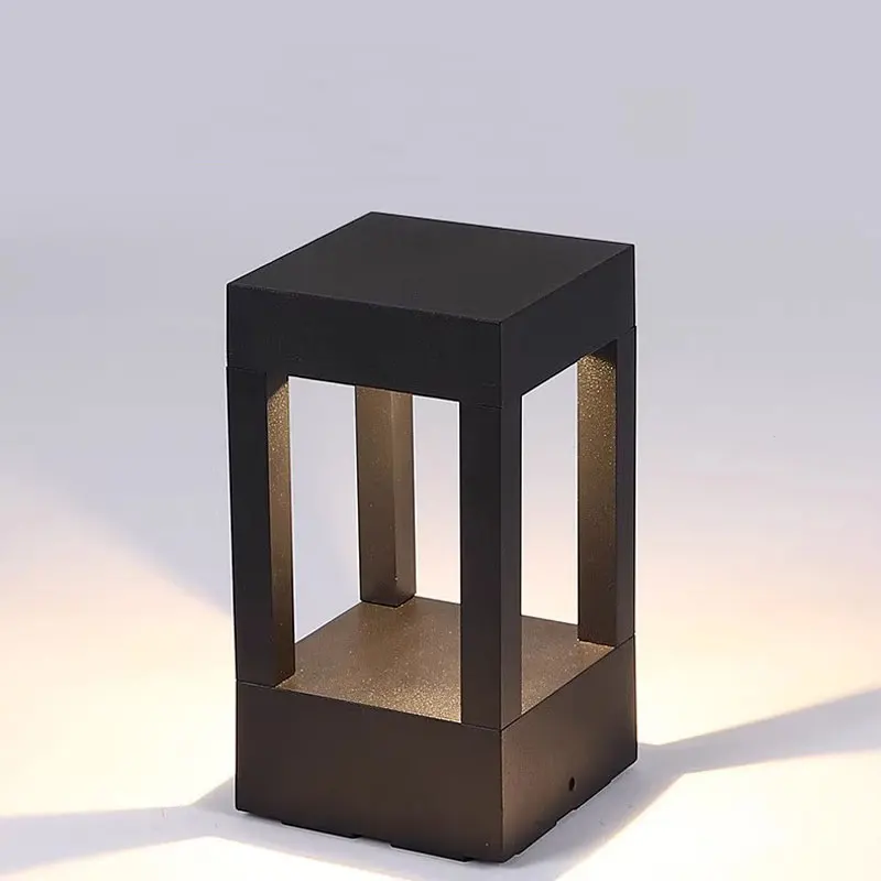 LED Garden Lawn Lamp Outdoor Waterproof IP65 10W AC85-265V New Style Aluminum Pillar Garden Path Square Landscape Lawn Lights