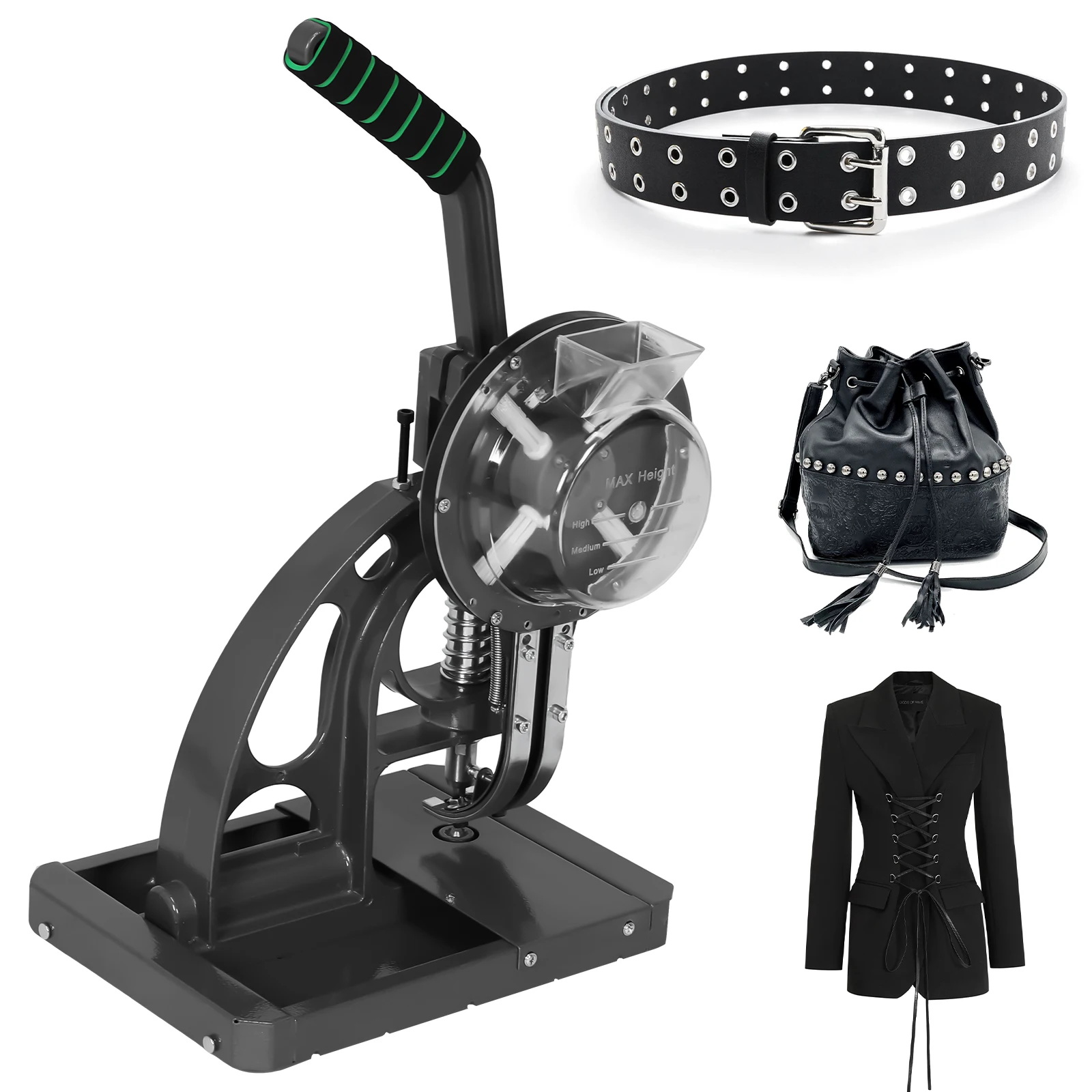 

Hand Press Button Installation Tool Manual Press Grommet Eyelet Installer Tools Snap Fastener Metal Mold Mute Craft DIY Projects