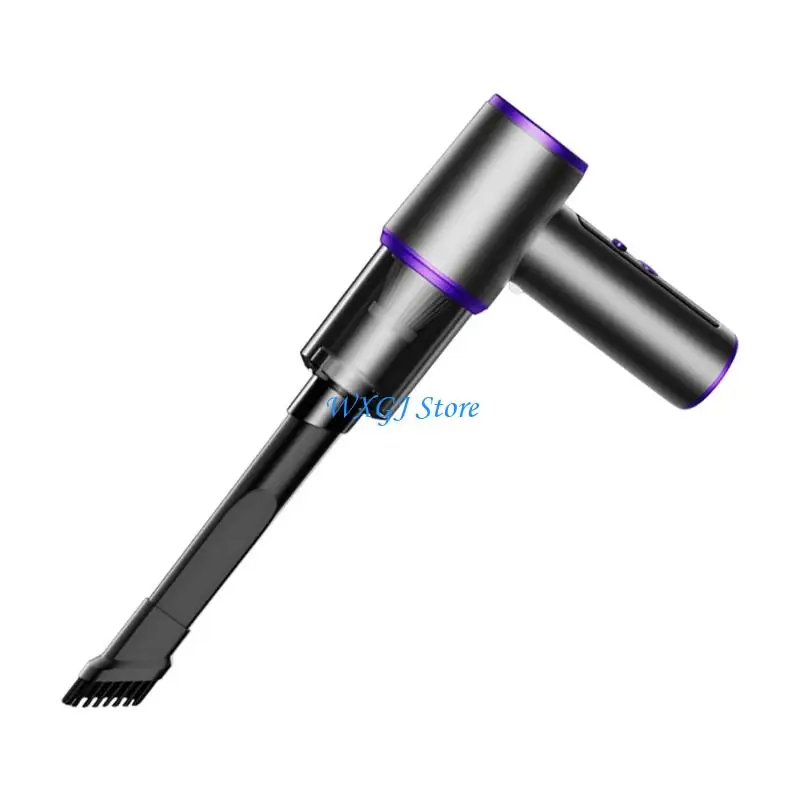 

37JE Small Car Blower Vacuum Combo 75000RPM Motor ABS+Metal Car Vacuum with Deep Cleaning for Dust Debris Inflating