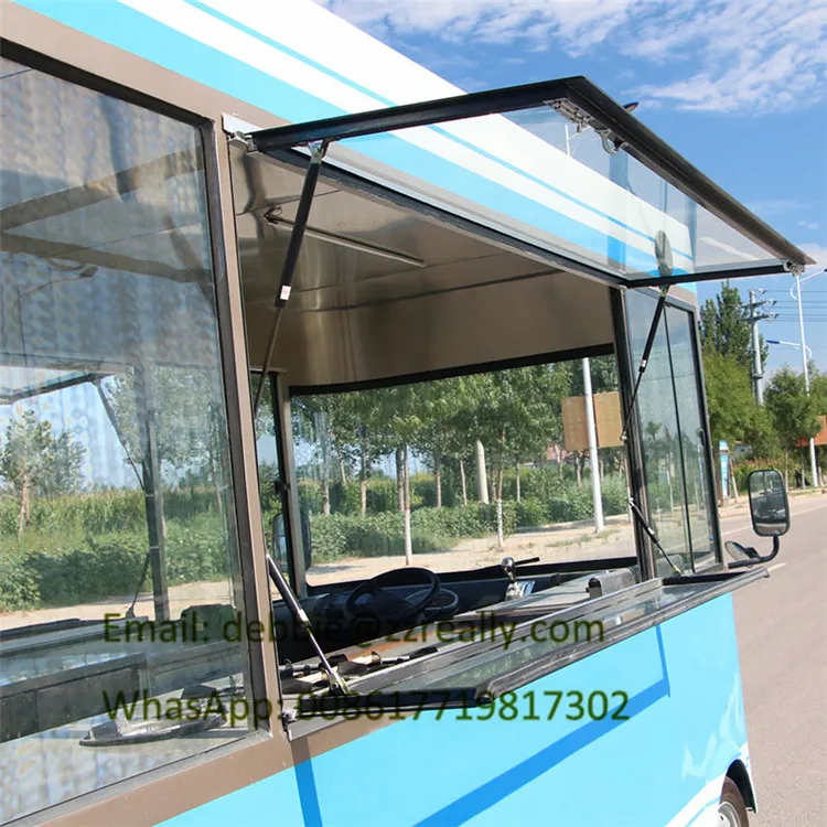 2019 아름다운 전기 식품 트레일러 푸드 트럭, 주방 장비 포함, 최대 속도 60km