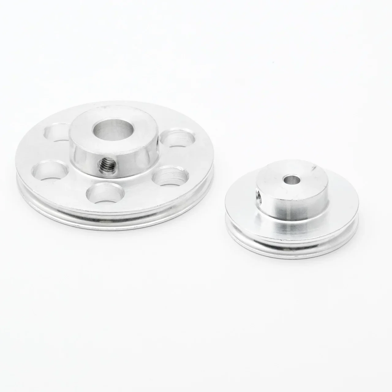 3MM U-Groove Aluminum Alloy 12/16/20/26/30/40MM Round Belt Pulley Wheel Metal Single Groove Pulley Wheel 3/3.17/4/5/6/7/8mm