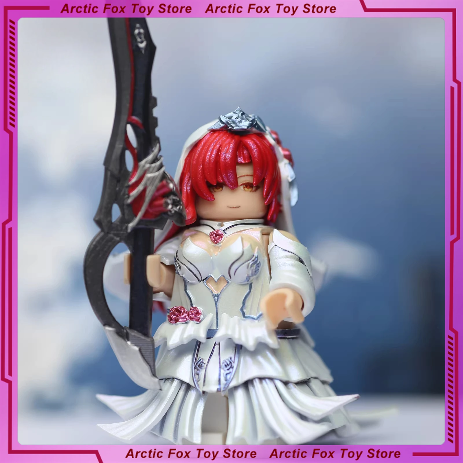 

5cm Honkai Star Rail Anime Figure Murata Himeko Peripheral Assembling Building Blocks Desktop Decoration Ornaments Kids Gift Toy